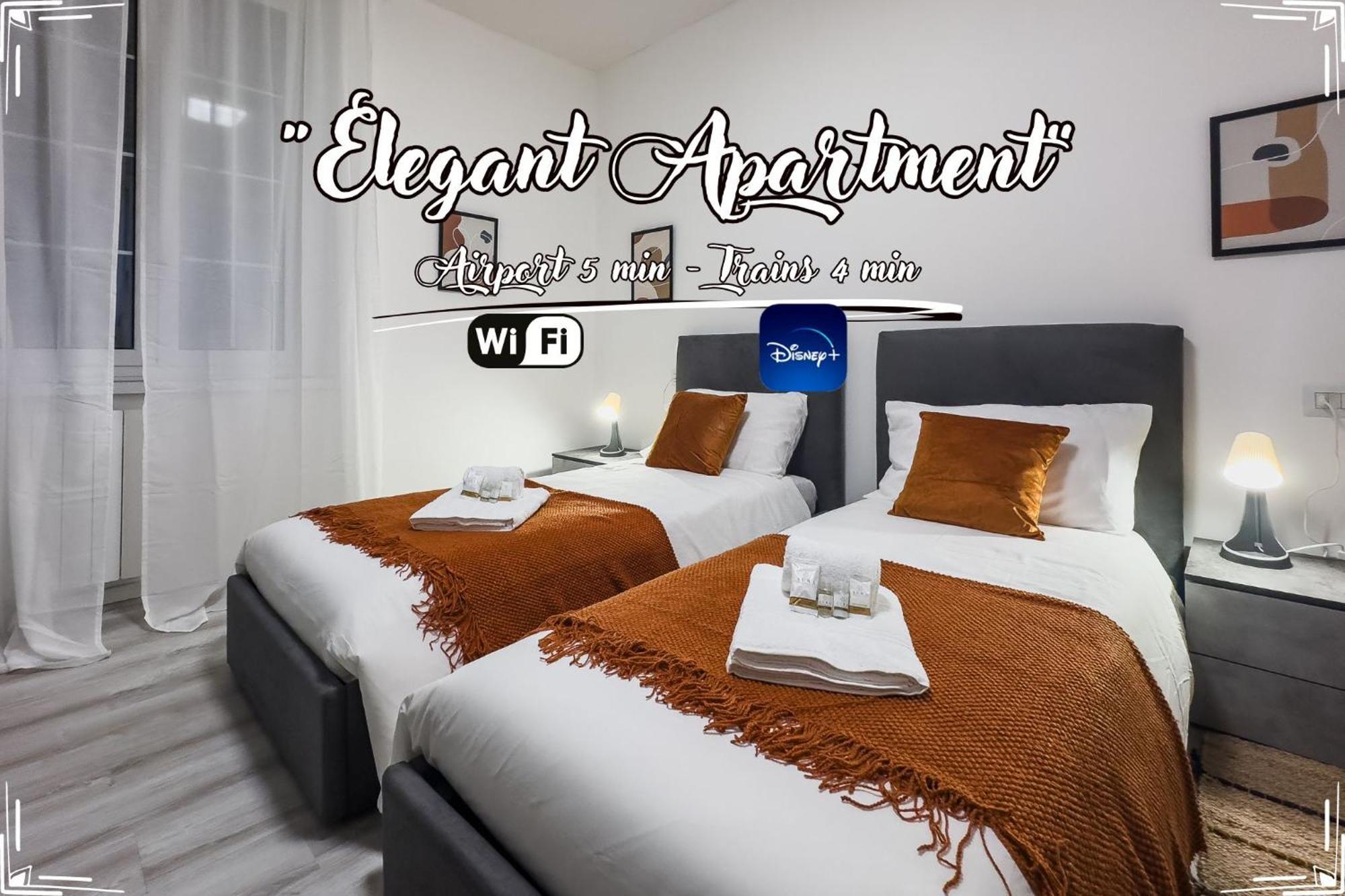 Apartment Elegant - Airport 5min - Ac - Smart Tv *
